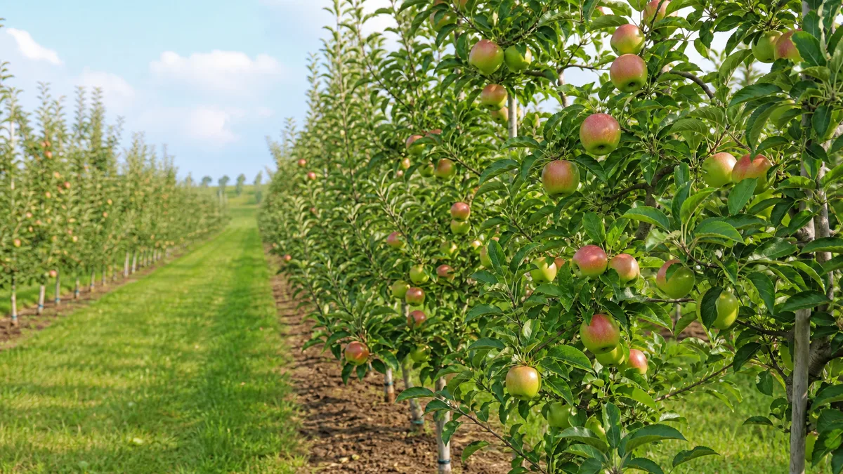 Apple growing reference image
