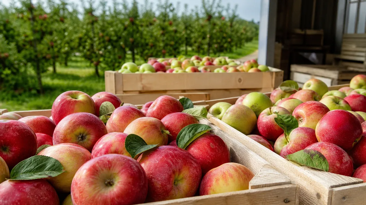 Apple growing reference image