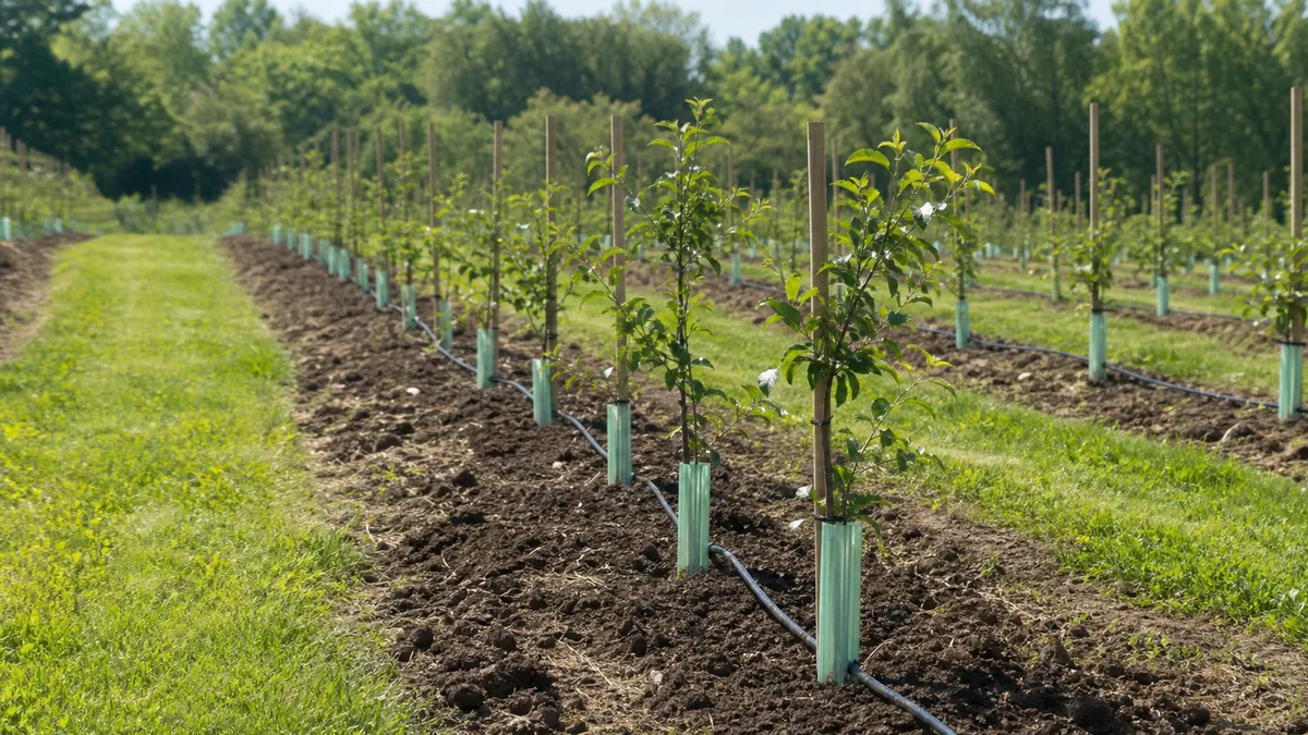 Apple growing reference image