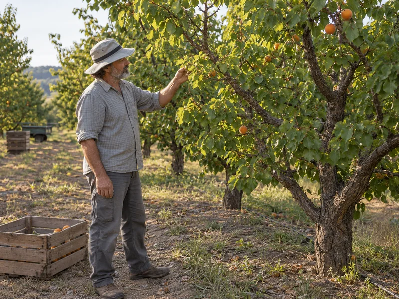 Apricot Harvest Leaves Behind a New View of the Tree