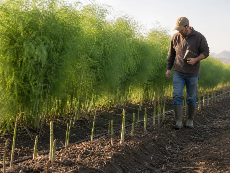 The Asparagus Harvest Is Over When the Ferns Need Their Turn