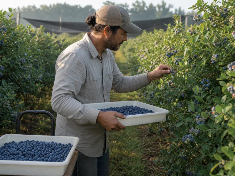 Picking Blueberries Without Letting the Morning’s Work Sit in the Sun