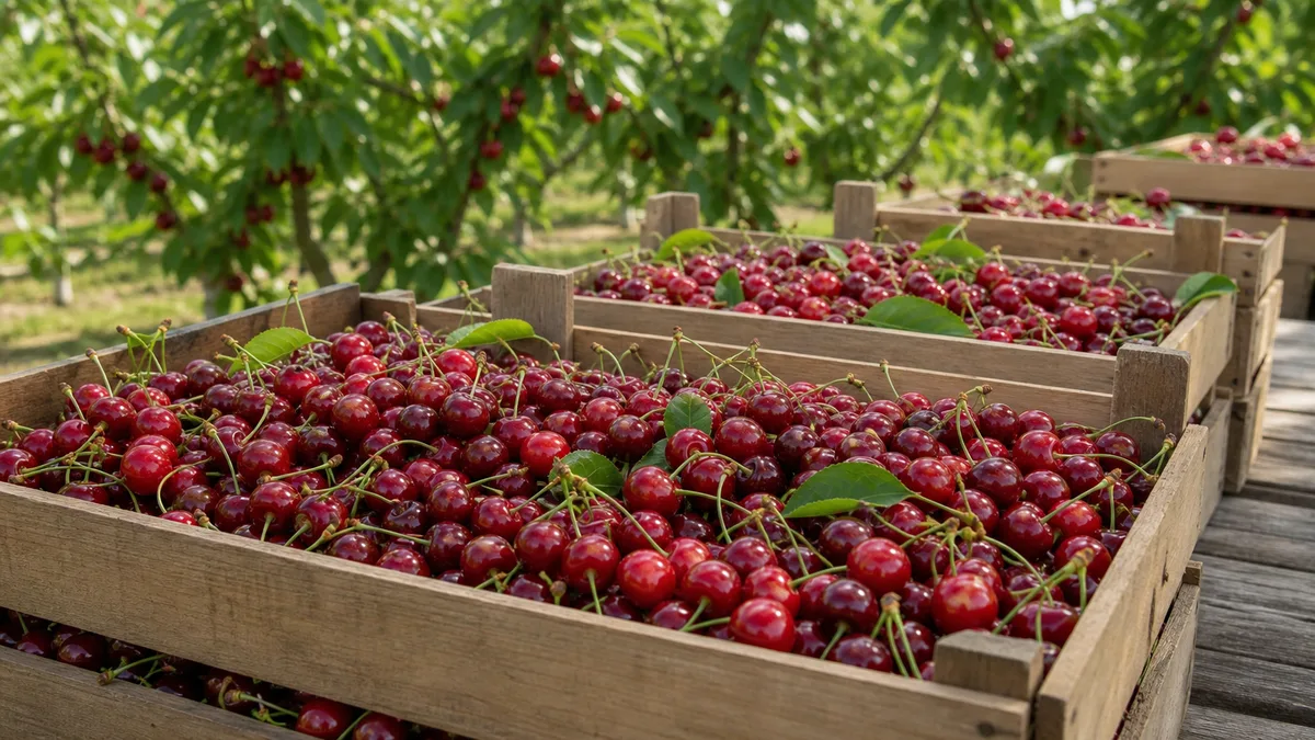 Cherry tree growing reference image