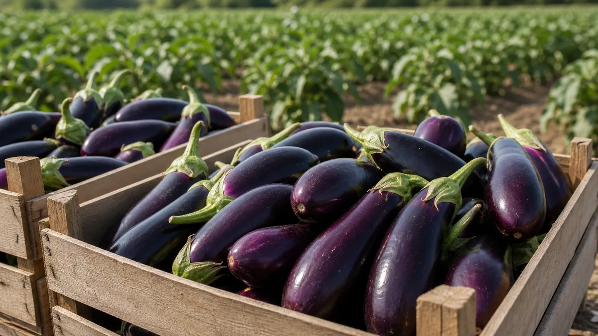 Eggplant growing reference image