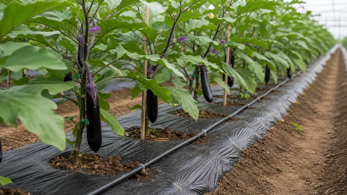 Eggplant growing reference image