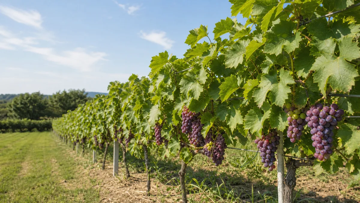 Grape growing reference image