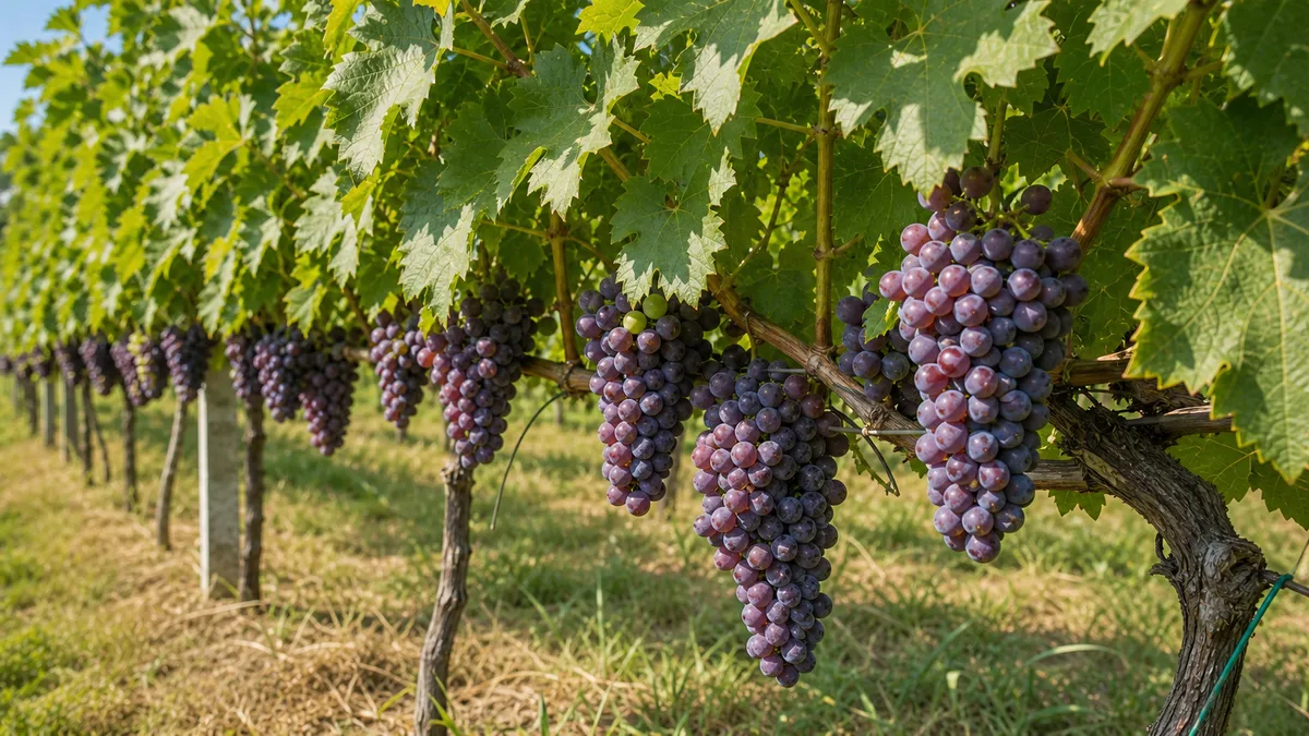 Grape growing reference image