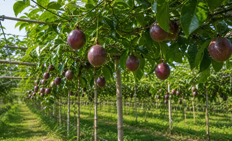 Passion Fruit Growing Guide: Keep the Trellis Clear So Fruit Is Easy to Find