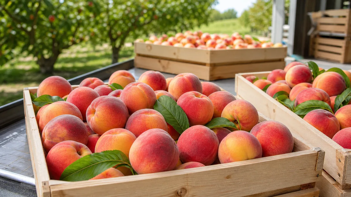 Peach tree growing reference image