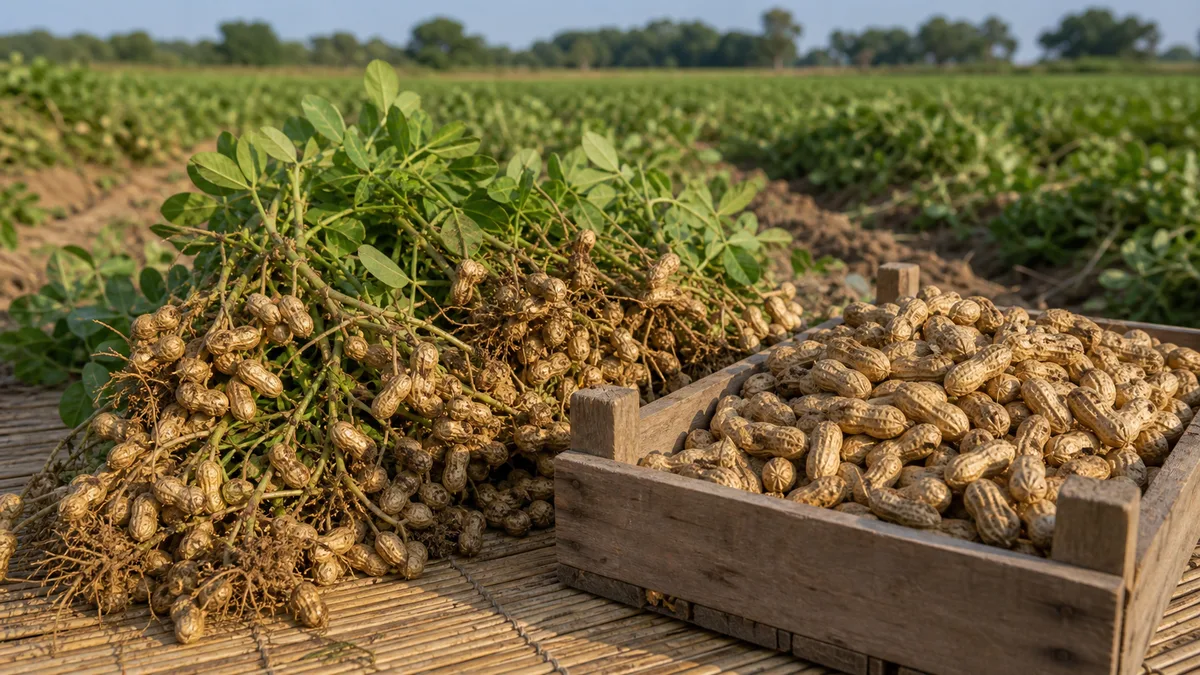 Peanut growing reference image
