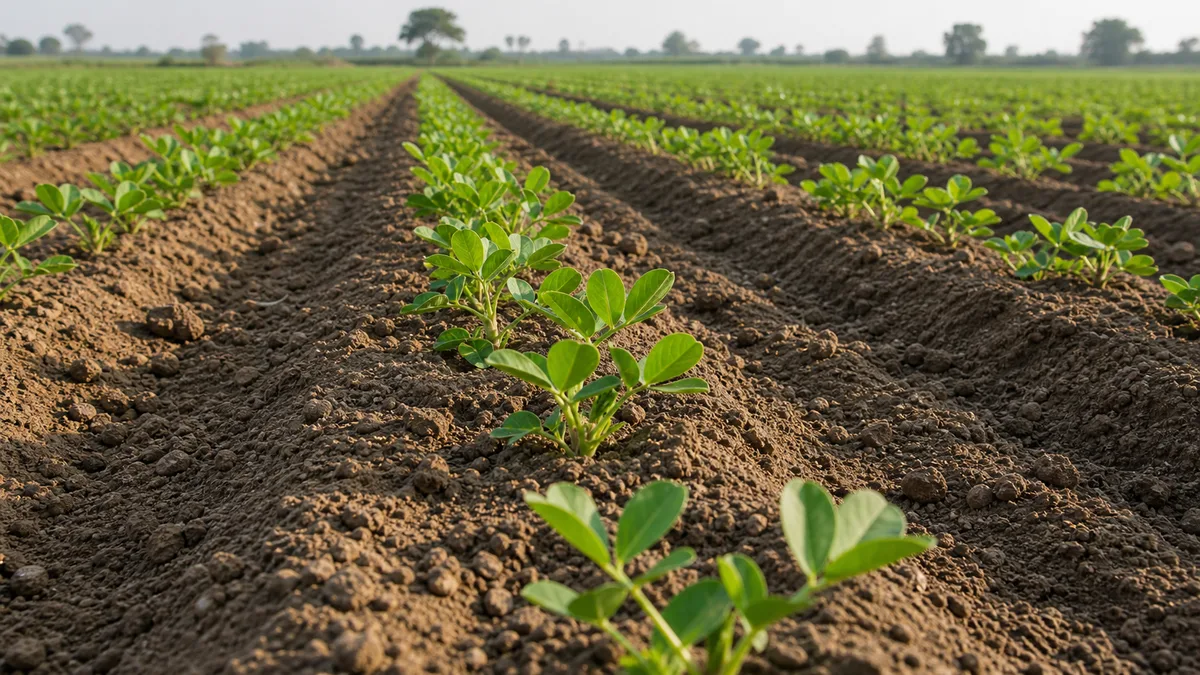 Peanut growing reference image