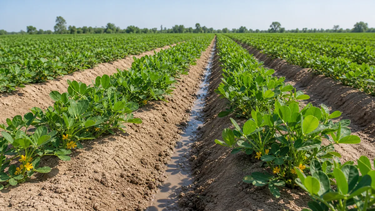 Peanut growing reference image