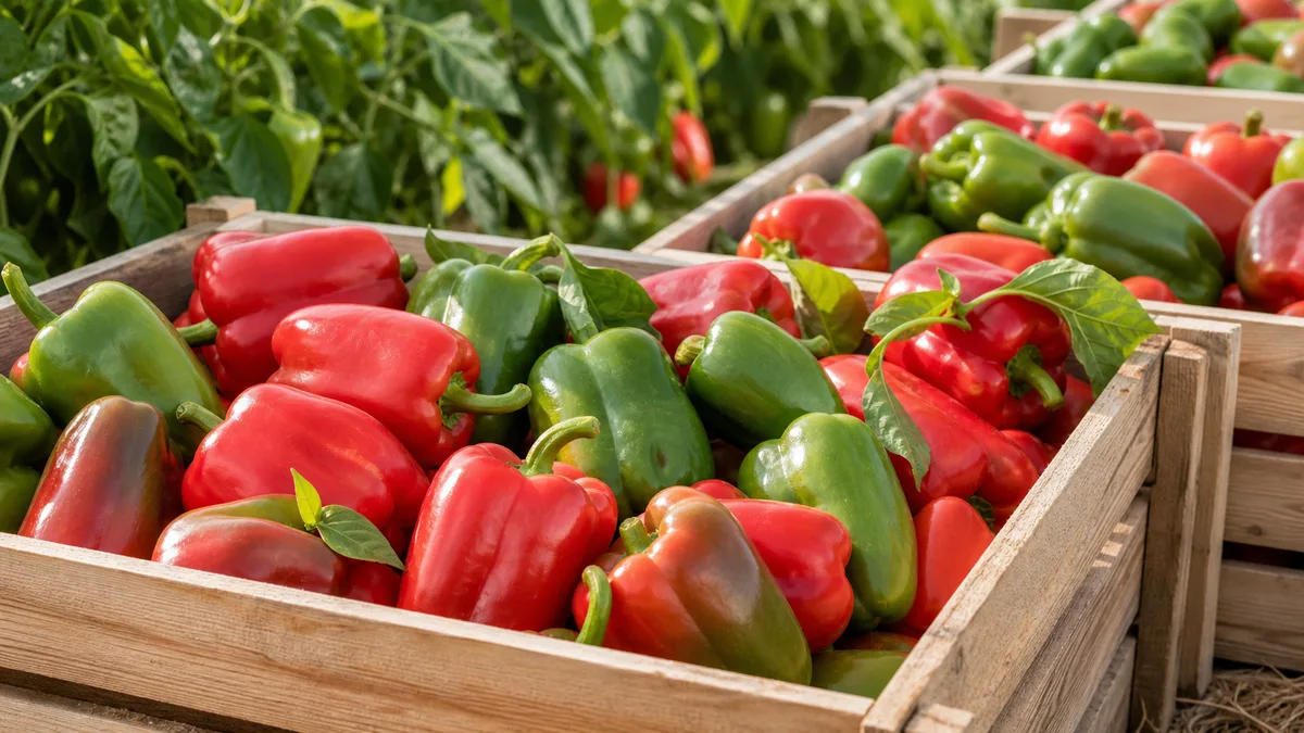 Pepper growing reference image