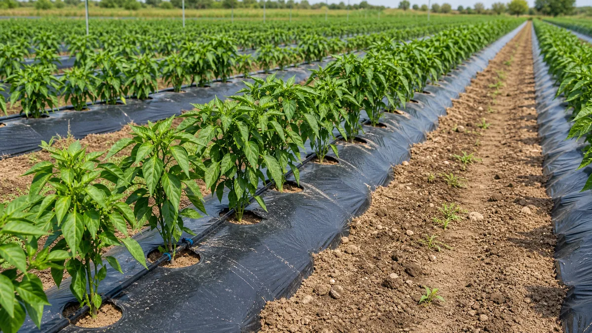 Pepper growing reference image