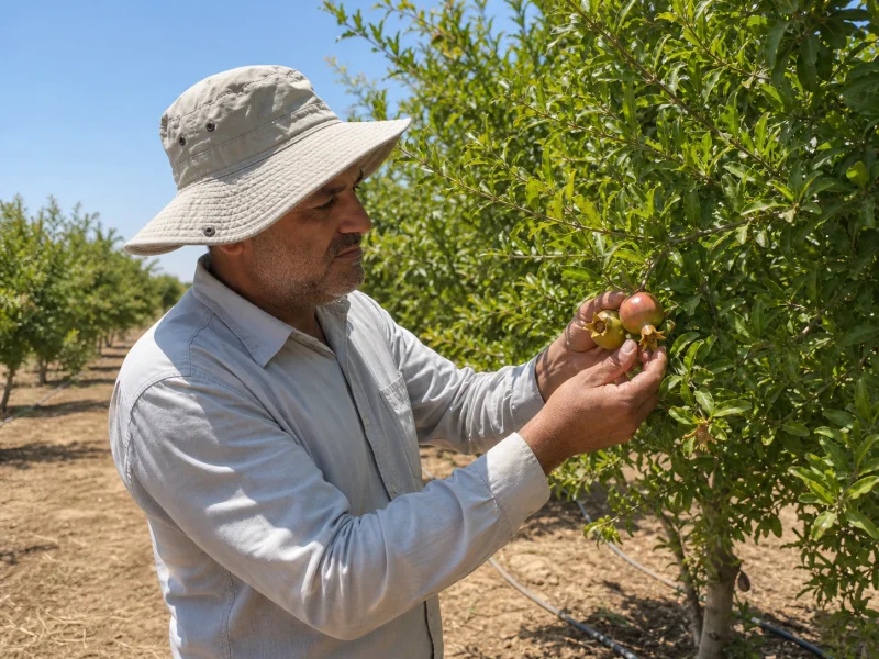 In Early Summer, a Pomegranate Orchard Needs a Lighter Hand