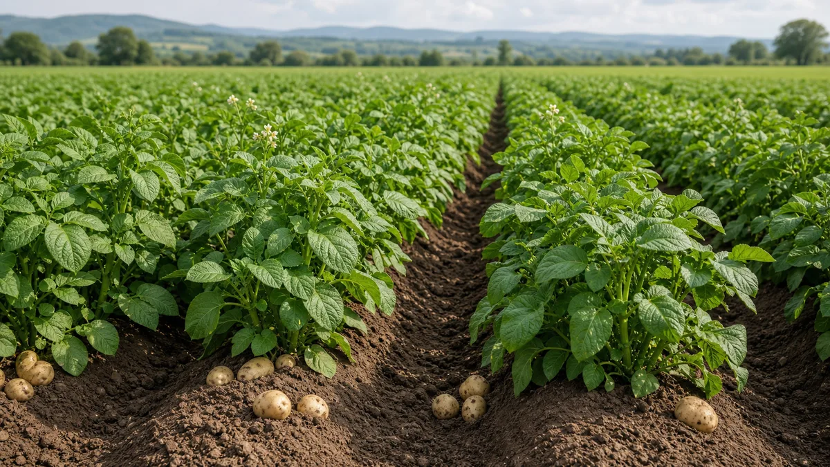 Potato growing reference image