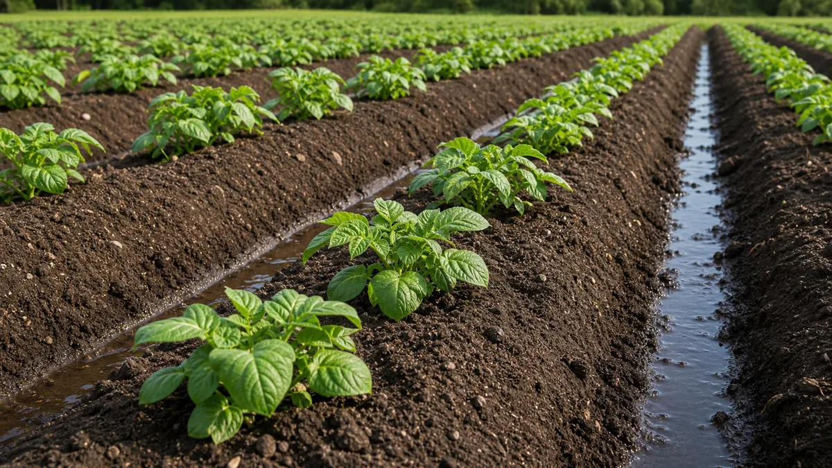 Potato growing reference image