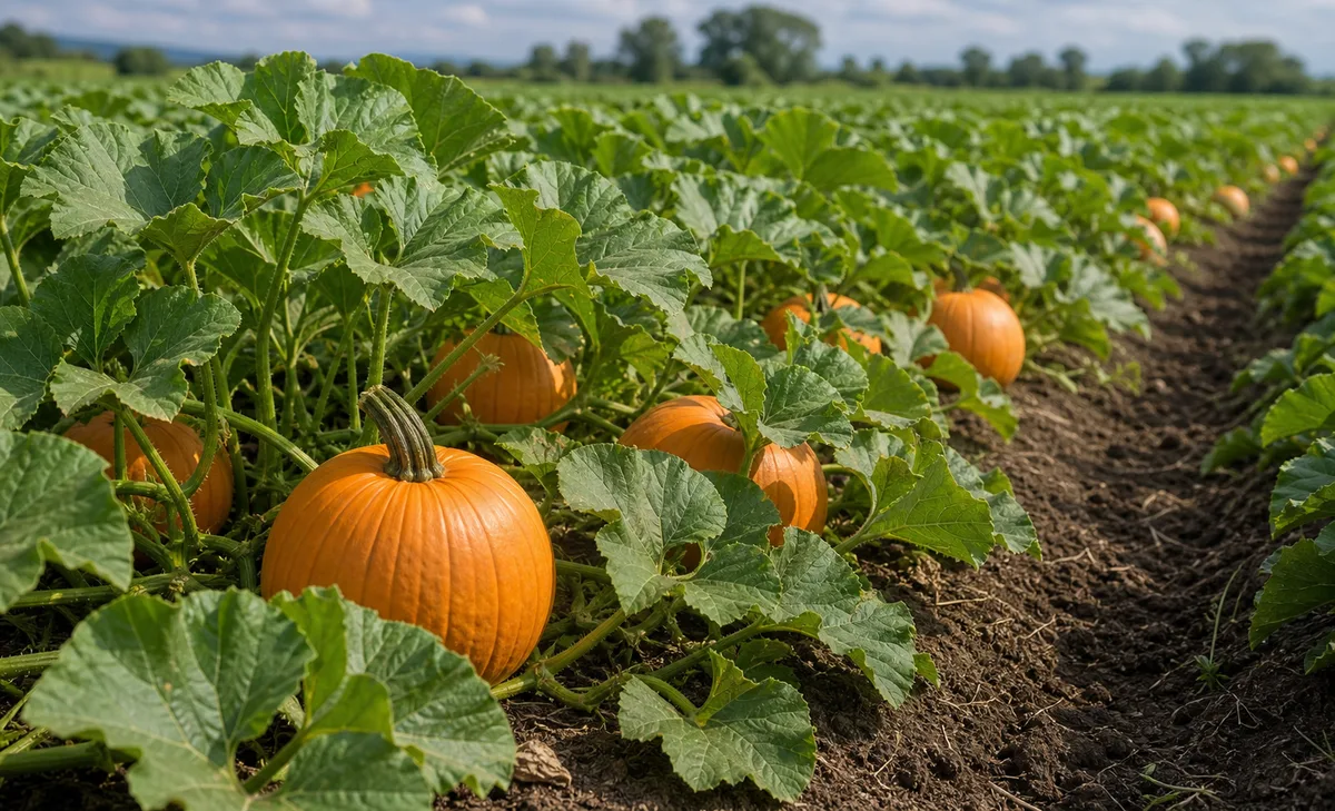 Pumpkin growing reference image