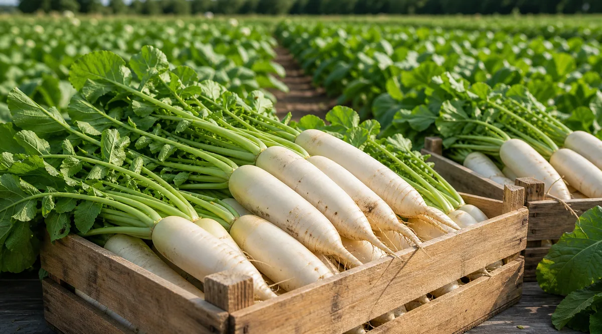 Radish growing reference image