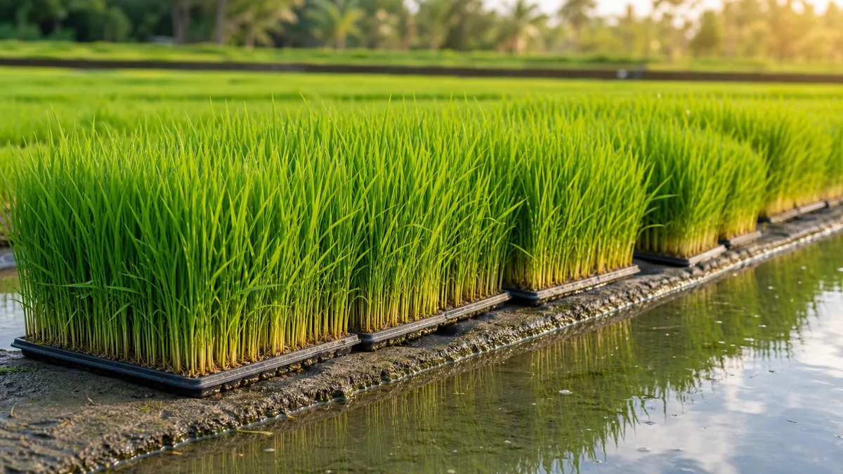 Rice growing reference image