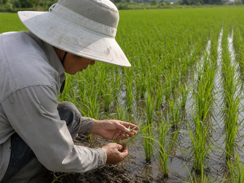 Rice Tillers Tell You More When You Walk More Than One Part of the Field