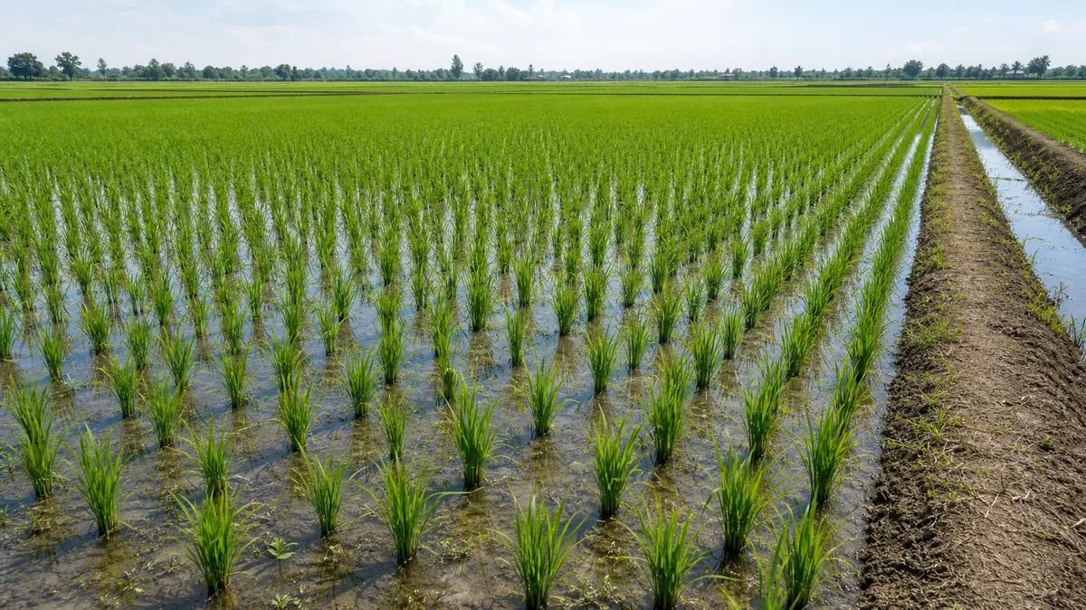 Rice growing reference image