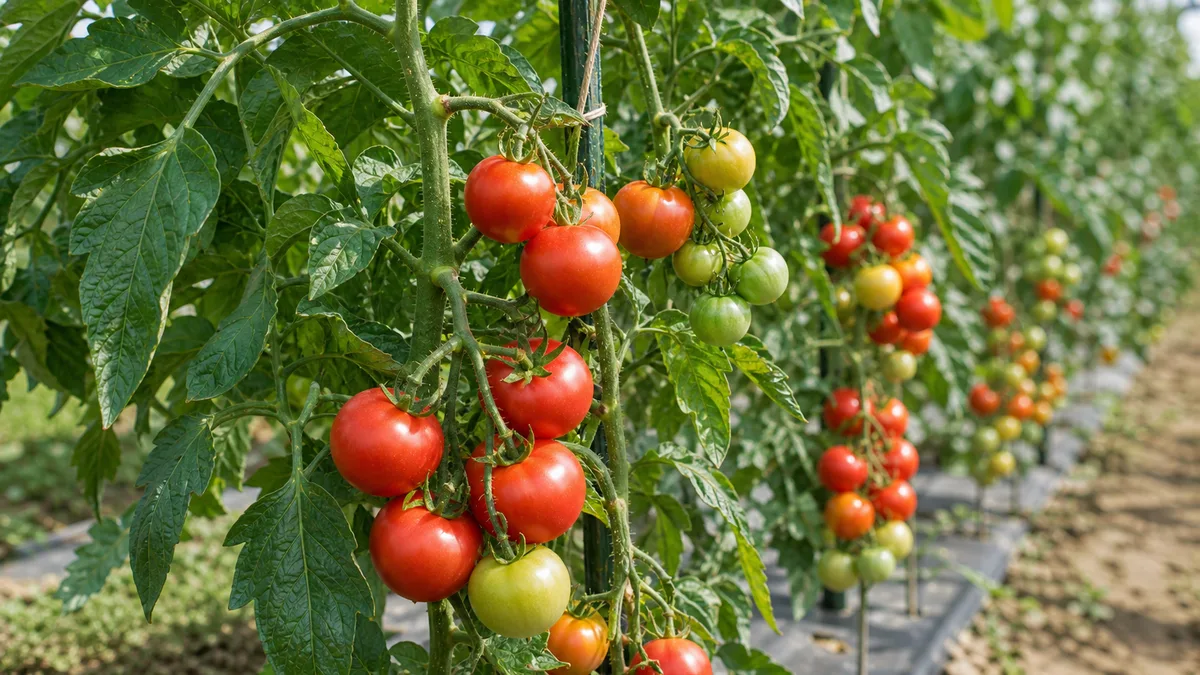 Tomato growing reference image