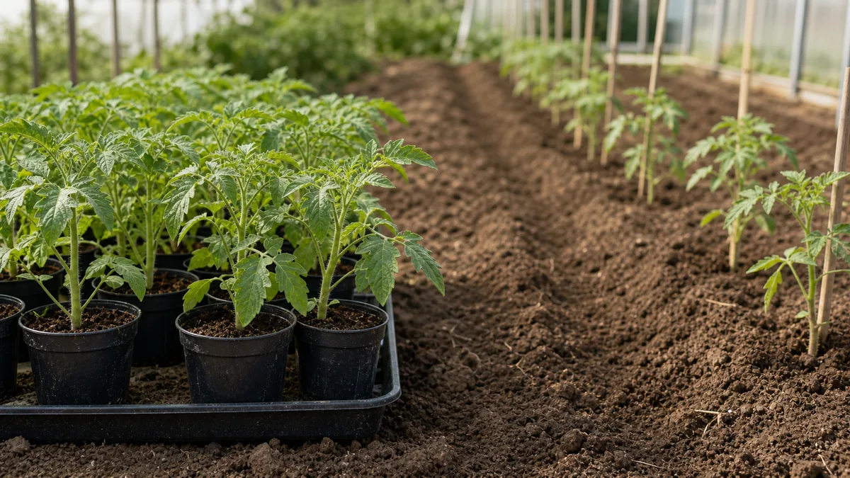 Tomato growing reference image