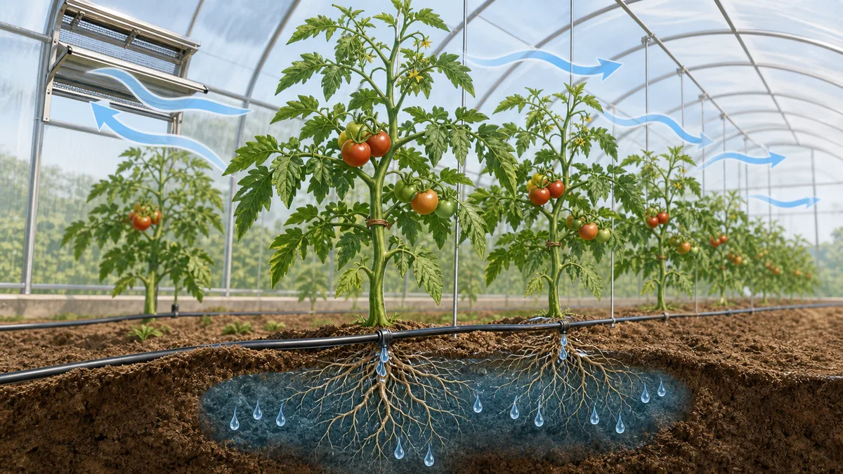 Tomato growing reference image