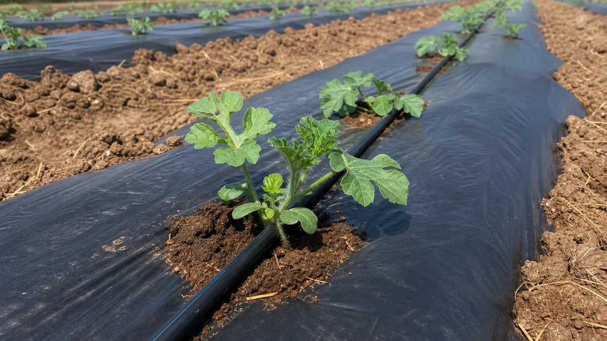 Watermelon growing reference image